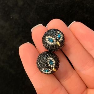 Betsey Johnson Owl Earrings